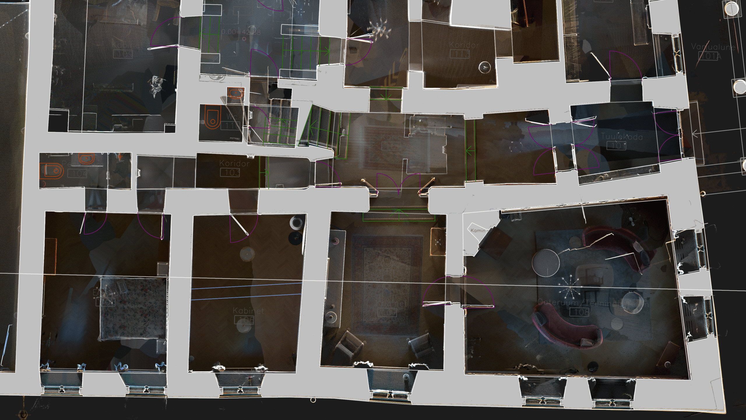 hoone mõõdistamine, mõõdistusprojekt